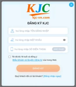 KJC Casino Đăng Ký